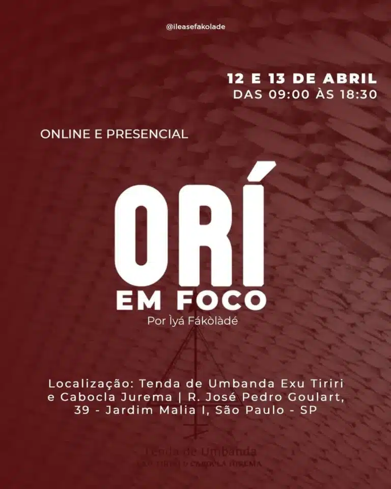 Workshop – Orí em Foco 2025 – 1ª Edição