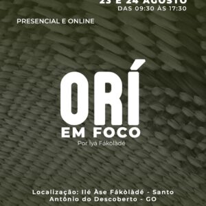 Orí em Foco 2025 DF - 23 e 24 de Agosto