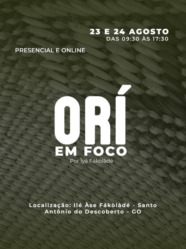 Orí em Foco 2025 DF - 23 e 24 de Agosto