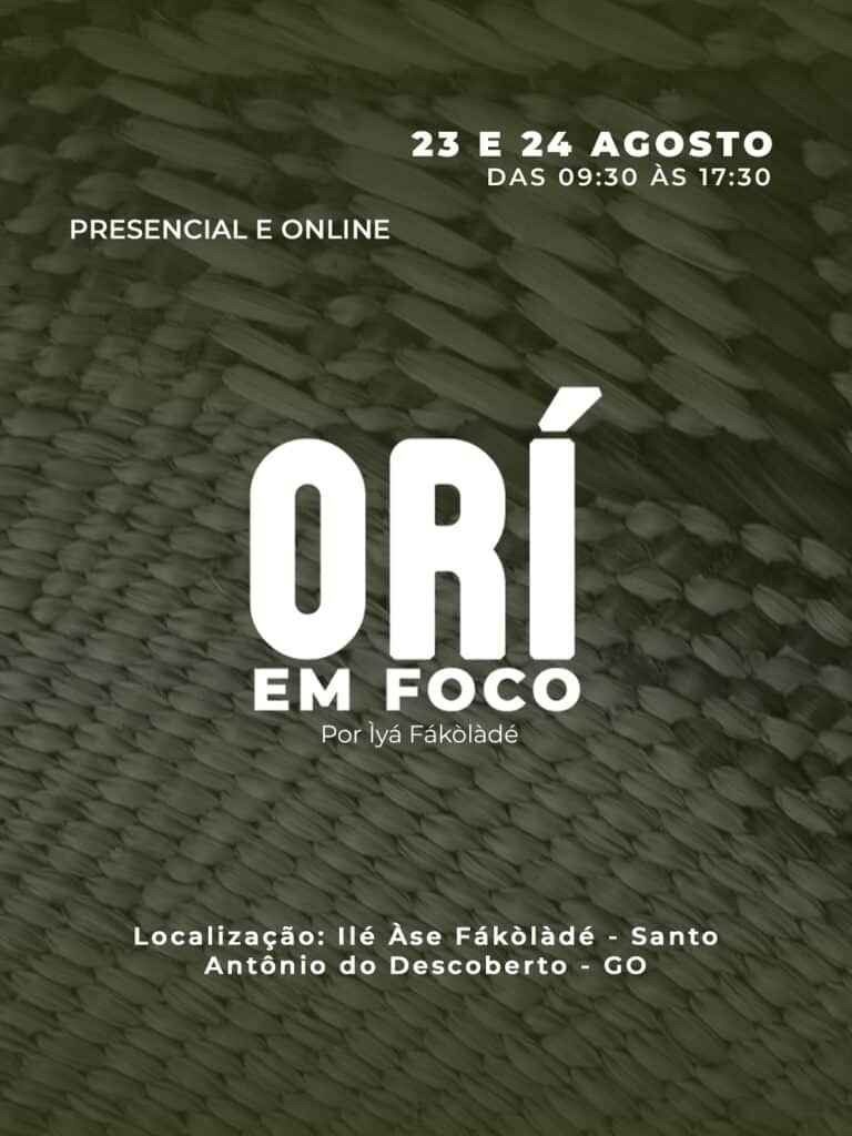 Orí em Foco 2025 DF – 23 e 24 de Agosto